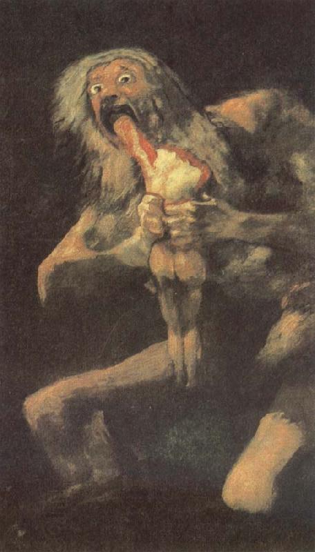 Francisco de goya y Lucientes Saturn devours harm released one of its chin- China oil painting art